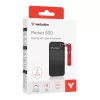 Verbatim Pocket SSD USB 3.2 Gen 2 2 TB zwart/rood