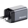 Verbatim GNC-35 GaN-oplader 35W met 1 x USB-C PD 35W / 1 x USB-A QC 3.0 (EU/UK/US)