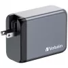 Verbatim GNC-200 GaN-oplader 200W met 2 x USB-C PD 100W / 1 x USB-C PD 65W / 1 x USB QC 3.0 (EU/UK/US)