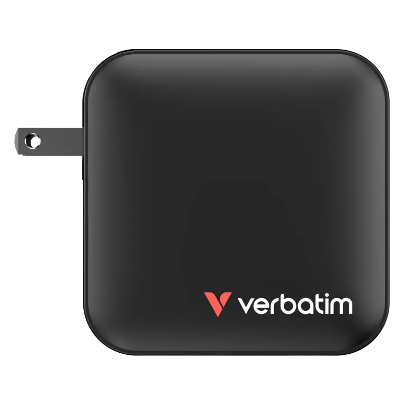 Verbatim Mini GaN-oplader 165W 4 poorten US-stekker met EU- en UK-adapters