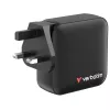 Verbatim Mini GaN-oplader 165W 4 poorten US-stekker met EU- en UK-adapters