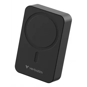 Verbatim Charge 'n' Go Essentials powerbank magnetisch draadloos 20000 mAh zwart