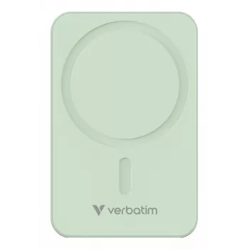 Verbatim Charge 'n' Go Essentials magnetische draadloze powerbank 20000 mAh groen