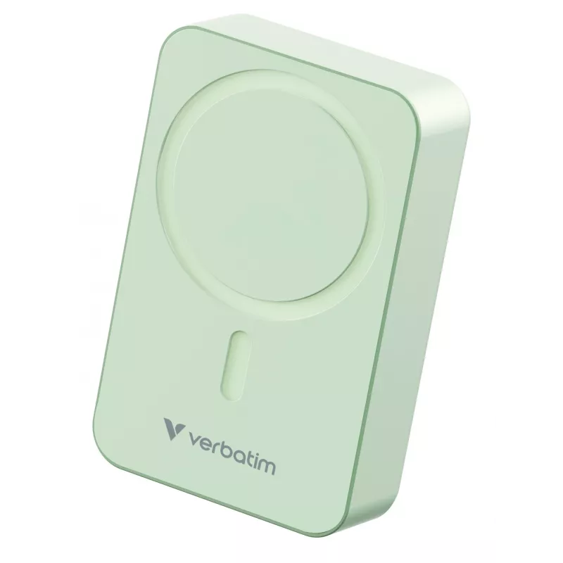 Verbatim Charge 'n' Go Essentials magnetische draadloze powerbank 20000 mAh groen