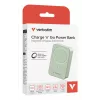 Verbatim Charge 'n' Go Essentials magnetische draadloze powerbank 20000 mAh groen