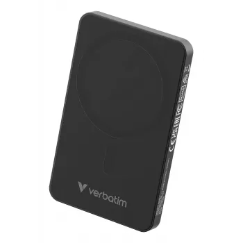Verbatim Charge 'n' Go Essentials magnetische draadloze powerbank 5000 mAh zwart
