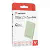 Verbatim Charge 'n' Go Essentials magnetische draadloze powerbank 5000 mAh groen