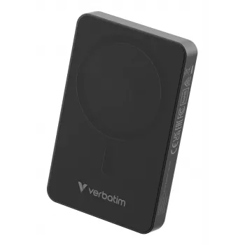 Verbatim Charge 'n' Go Essentials magnetische draadloze powerbank 10000 mAh zwart