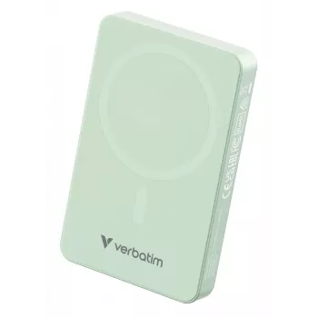 Verbatim Charge 'n' Go Essentials magnetische draadloze powerbank 10000 mAh groen