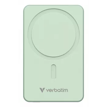 Verbatim Charge 'n' Go Essentials magnetische draadloze powerbank 10000 mAh groen