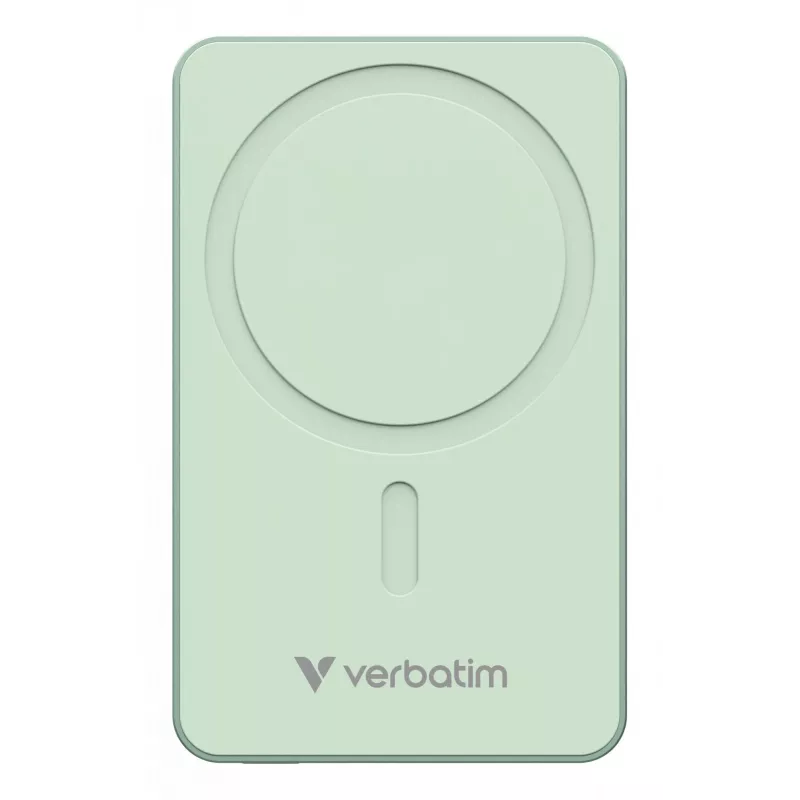 Verbatim Charge 'n' Go Essentials magnetische draadloze powerbank 10000 mAh groen