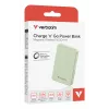 Verbatim Charge 'n' Go Essentials magnetische draadloze powerbank 10000 mAh groen