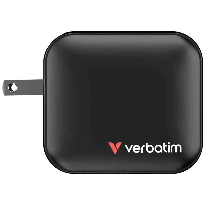 Verbatim GaN-oplader 100W universeel zwart AC snelladen binnen