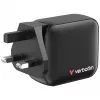 Verbatim GaN-oplader 100W universeel zwart AC snelladen binnen