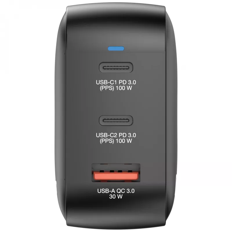 Verbatim GaN-oplader 100W universeel zwart AC snelladen binnen