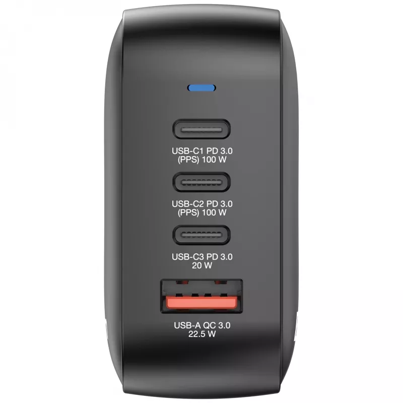 Verbatim Mini GaN-oplader 100W 4 poorten US-stekker met EU- en UK-adapters