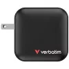 Verbatim Mini GaN-oplader 100W 4 poorten US-stekker met EU- en UK-adapters