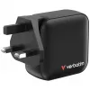 Verbatim Mini GaN-oplader 100W 4 poorten US-stekker met EU- en UK-adapters