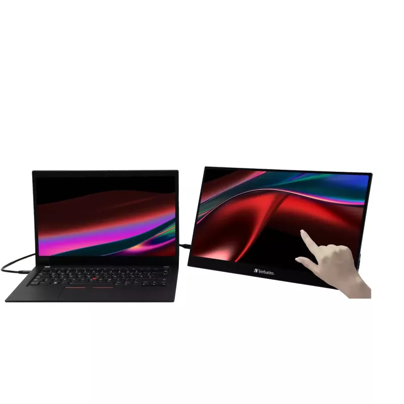 Verbatim draagbare touchscreen-monitor 15,6 inch LCD 4K 3840x2160