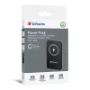 Powerbank VERBATIM Charge AnA Go 5000 mAh magnetisch draadloos, zwart