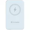 Verbatim Charge 'n' Go magnetische draadloze powerbank 5000 mAh blauw