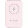 Verbatim Charge 'n' Go magnetische draadloze powerbank 5000mAh roze