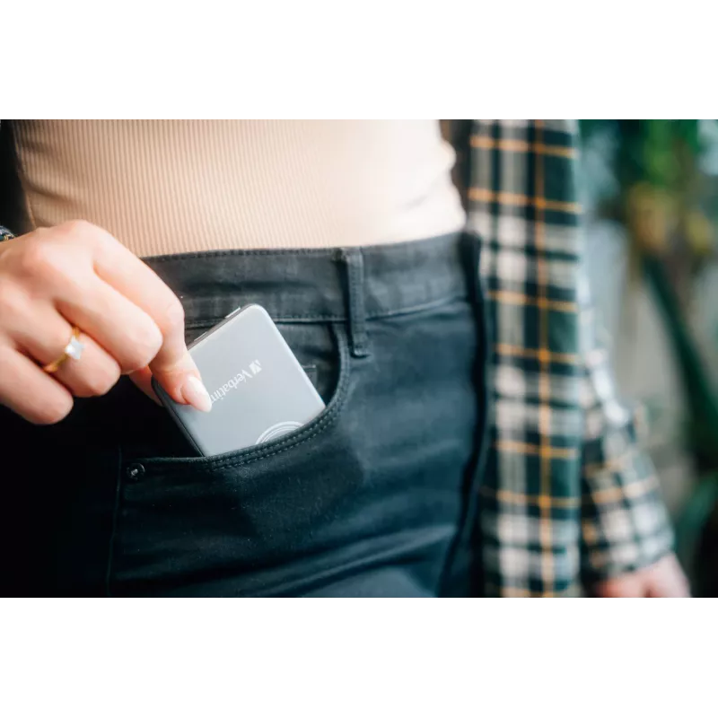 Verbatim Charge 'n' Go magnetische draadloze powerbank 5000mAh grijs