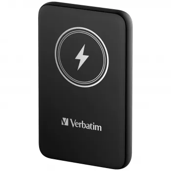 Verbatim Charge 'n' Go magnetische draadloze powerbank 10000mAh zwart