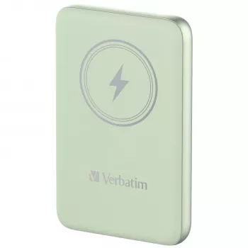 Verbatim Charge 'n' Go magnetische draadloze powerbank 10000mAh groen