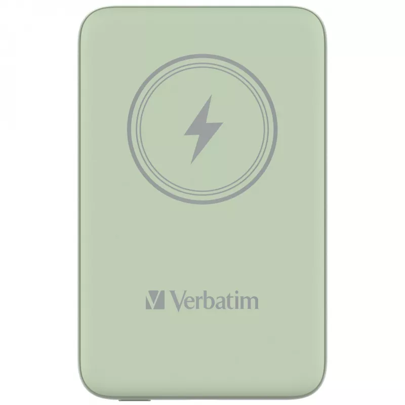 Verbatim Charge 'n' Go magnetische draadloze powerbank 10000mAh groen