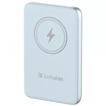 Verbatim Charge 'n' Go magnetische draadloze powerbank 10000mAh blauw