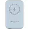 Verbatim Charge 'n' Go magnetische draadloze powerbank 10000mAh blauw