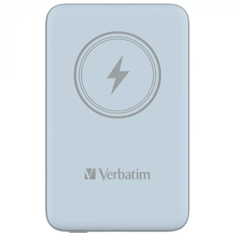 Verbatim Charge 'n' Go magnetische draadloze powerbank 10000mAh blauw
