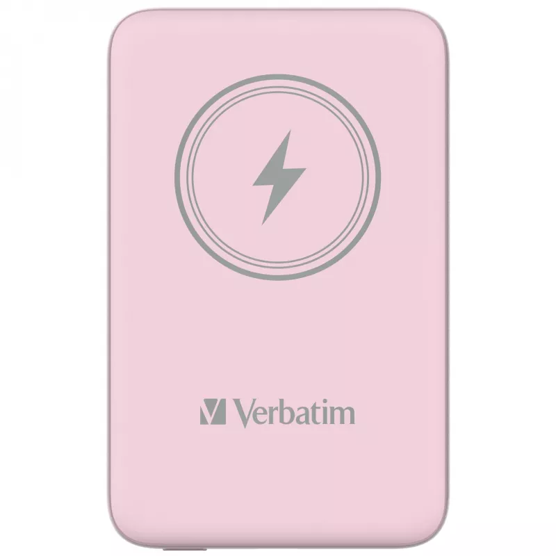 Verbatim Charge 'n' Go magnetische draadloze powerbank 10000mAh roze