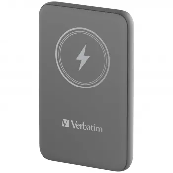 Verbatim Charge 'n' Go magnetische draadloze powerbank 10000mAh grijs