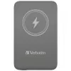 Verbatim Charge 'n' Go magnetische draadloze powerbank 10000mAh grijs