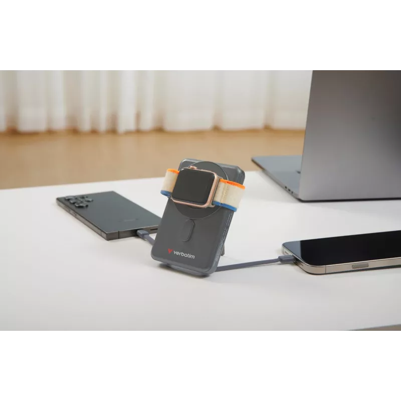 Verbatim Charge'n'Go 2C powerbank 5000 mAh grijs