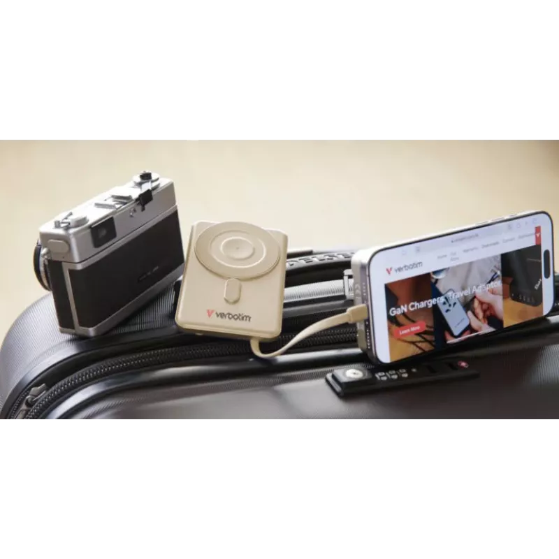 Verbatim Charge'n'G0 2C powerbank 5000 mAh goud