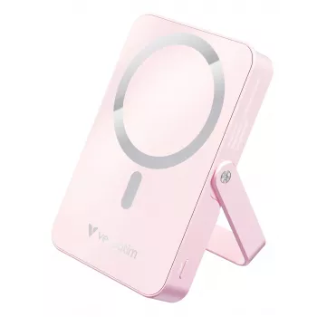 Verbatim Charge 'n' Go magnetische draadloze powerbank met standaard – 10000 mAh roze