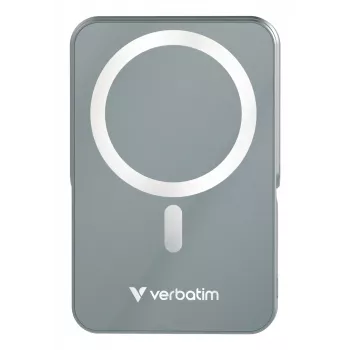 Verbatim Charge 'n' Go magnetische draadloze powerbank met standaard – 10000 mAh grijs