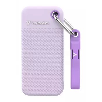 Verbatim Pocket SSD USB 3.2 Gen 2 1TB paars incl. twee rubberhoezen