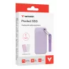 Verbatim Pocket SSD USB 3.2 Gen 2 1TB paars incl. twee rubberhoezen
