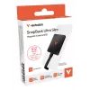 Verbatim SnapBack ultra slanke SSD 512GB USB Type-C USB 3.2 Gen 2x2 zwart