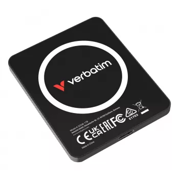 Verbatim SnapBack Ultra slanke SSD 1TB USB Type-C USB 3.2 Gen 2x2 zwart