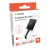 Verbatim SnapBack Ultra slanke SSD 1TB USB Type-C USB 3.2 Gen 2x2 zwart