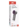 Verbatim Cool’n’Go IceTouch handventilator grijs/paars, grijs, paars, 1 ventilator(en), handventilator, 1 st., 8 W, lithium-ion (Li-Ion)