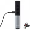 Verbatim Agenda draadloze presenter met rode laserpointer, RF, USB, 100 m, zwart, zilver