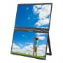 Verbatim draagbare 15,6 inch FHD dual monitor Essentials, 39,6 cm (15,6 inch), LCD, 1920 x 1080 pixels, Full HD, 16:9, 10 ms