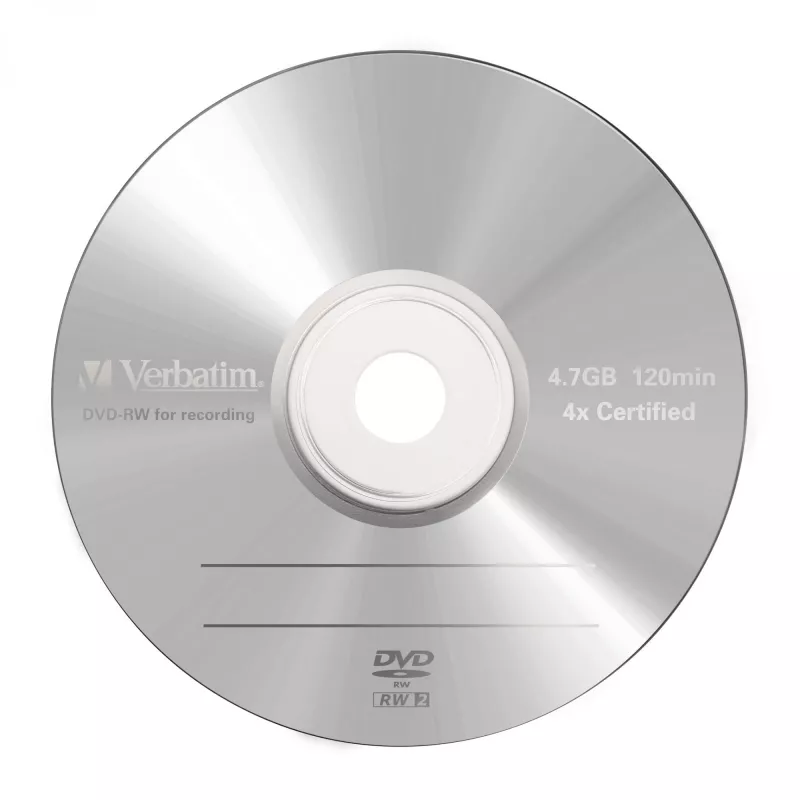 Verbatim DVD-RW 4,7 GB 4x, Jewel Case, 5 st. (43285)