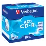 Verbatim CD-R AZO Crystal 700 MB 52x 10 stuks